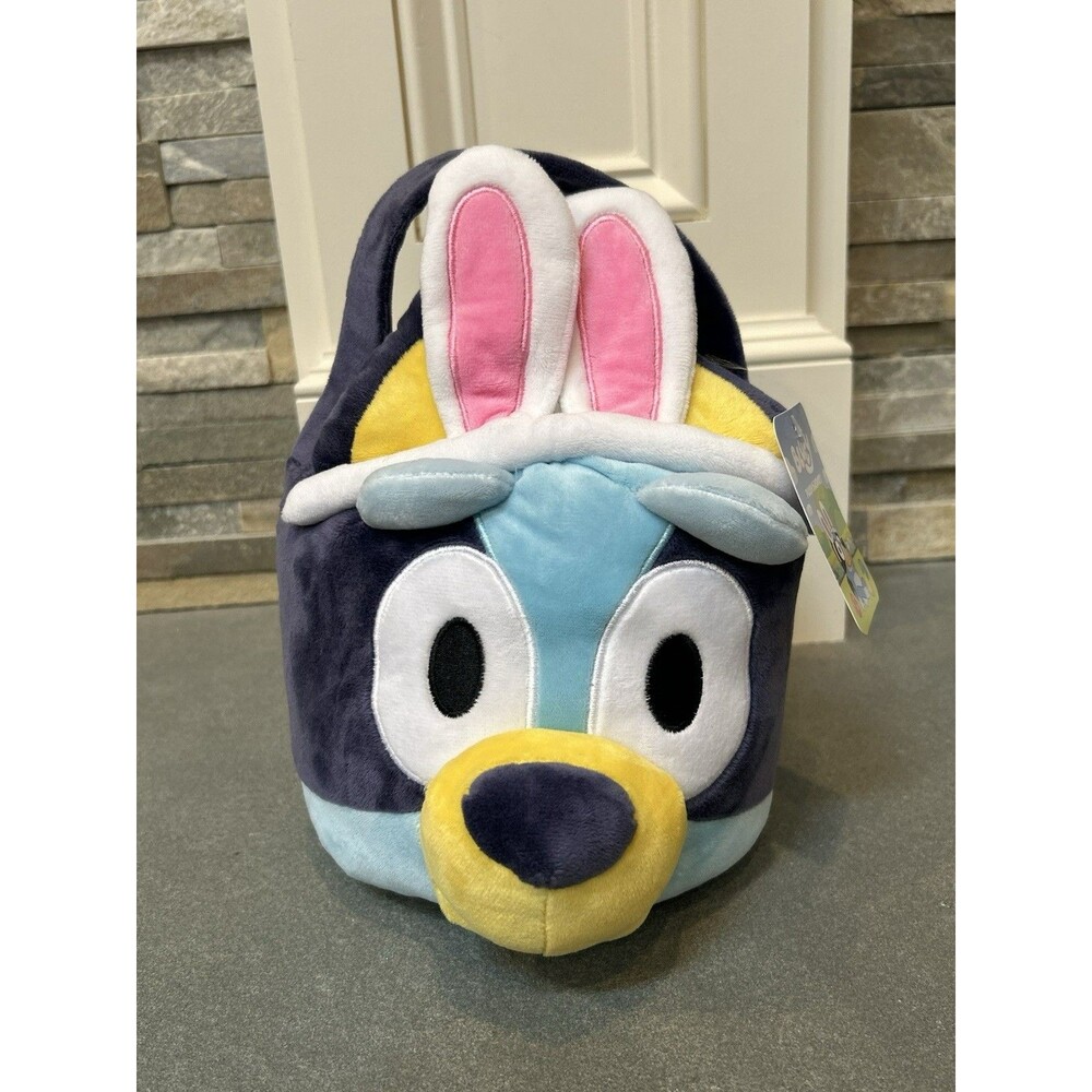 Bluey with Bunny Ears Plush Easter Basket